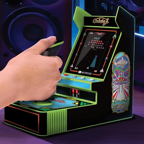 My Arcade DGUNL-7000 Galaga/Galaxian Joystick Player Portable Retro Arcade (2 GAMES IN 1)