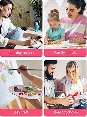 NANASUGUR Pintar con Numeros para Adultos Niños, DIY Pintura por Números,DIY Cuadro al óleo con Números,Decoraciones para el Hogar sin Marco 40x50cm-Pequeños elfos