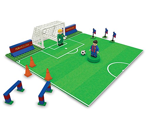 Nanostars National Soccer Club F.C. Barcelona Hucha cerámica m caquita (288410), Multicolor, 2 Figuras, 79 Piezas (Kick Off Games 1)