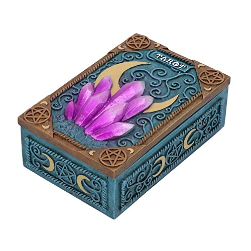 Nemesis Now Caja de Tarot Crystalline 14.4cm, Azul