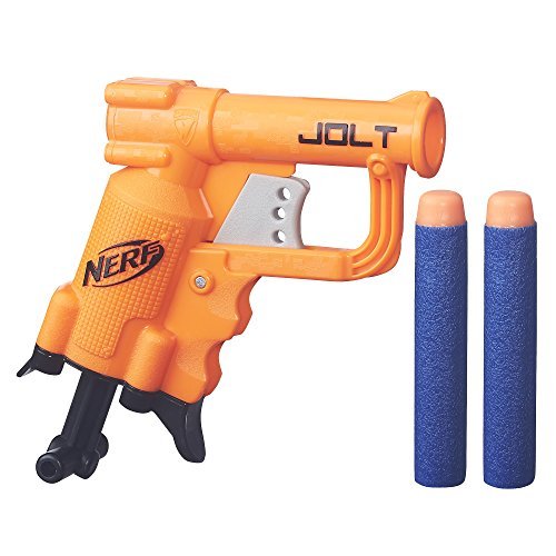 Nerf N-Strike Elite Jolt Blaster, Color Naranja, Tamaño Compacto (Hasbro B8802)