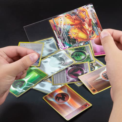 Niaetuto 400 Fundas Cartas, 66 x 91mm Transparente Fundas para Tarjetas Estándar, Fundas para Cartas de Comercio, Card Sleeves para Tarjetas Mágicas, Yu-Gi-Oh Cartas, MTG