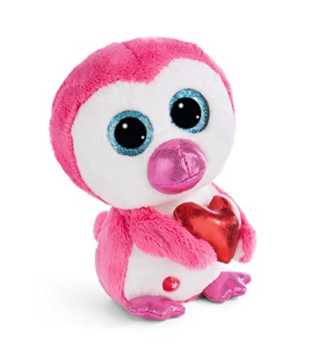 NICI GLUBSCHIS pingüino Bluma 15cm Rosa sostenible Hecho de Suave Peluche, para Jugar y abrazar, para niños y Adultos, una Gran Idea de Regalo, Color (49237)