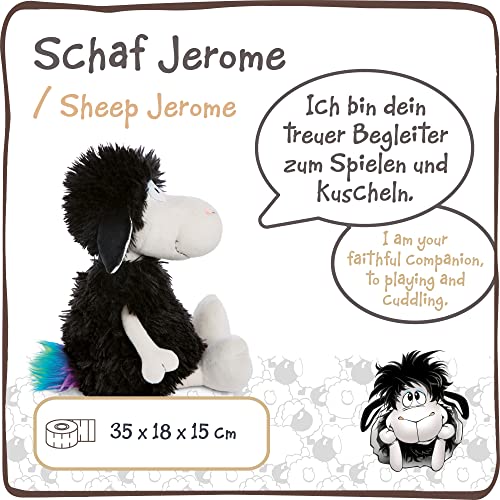 NICI Suave Juguete de la Oveja Negra Jerome de 35 cm I Peluches para Niñas y Niños I Lindo Animal de Relleno Hecho de Peluche Super Suave y Lavable – 48252