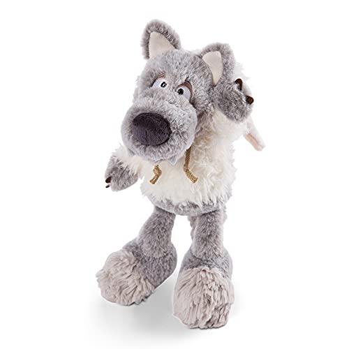 NICI Suave Juguete del Lobo en Ropa de Oveja Ulvy de 25 cm I Peluches para Niñas y Niños I Lindo Animal de Relleno Hecho de Peluche Super Suave y Lavable – 48468