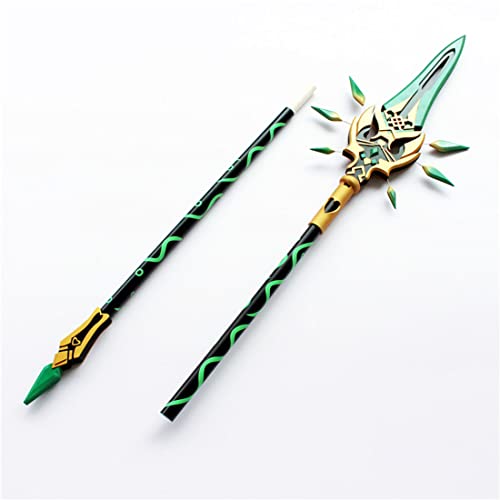 Novaray Genshin Impact XIAO Cosplay Weapon, 180 cm, espada de jadespeer de madera, arma para Halloween, Navidad, juego de rol, fiesta