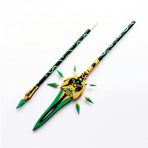 Novaray Genshin Impact XIAO Cosplay Weapon, 180 cm, espada de jadespeer de madera, arma para Halloween, Navidad, juego de rol, fiesta