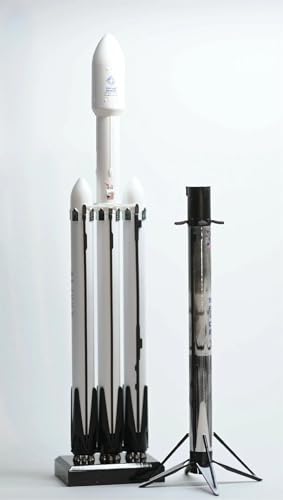 NOVSKI SpaceX Model Store Falcon 9 Rocket Model Block 5 First Stage Rocket Recovery Attitude Art Ornaments Gift