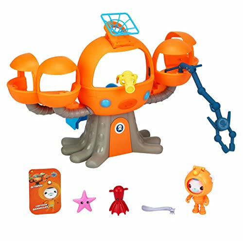 Octonauts 61123 Above & Beyond - Juego de 6 Juegos de Octopod (Incluye capitán de Aguas Profundas y lanzaderas, Multicolor