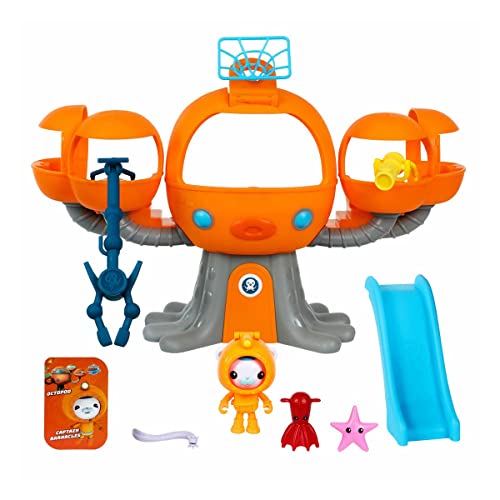 Octonauts 61123 Above & Beyond - Juego de 6 Juegos de Octopod (Incluye capitán de Aguas Profundas y lanzaderas, Multicolor