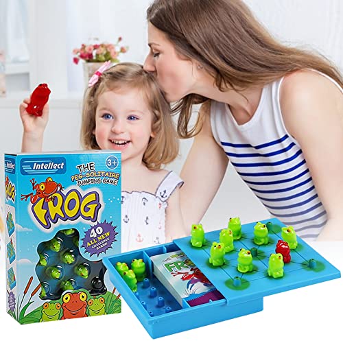 Ohicki Tolvas Rana Juego - Pensamiento lógico para niños pequeños - Juego Rana para niños, Juego Inteligencia, ajedrez y Cartas, Juguetes educativos educación temprana para niños