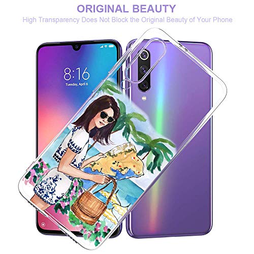 Oihxse Funda Compatible con OPPO Realme X2 Pro/Reno Ace, Carcasa Transparente TPU Silicona Gel Ultra Fina Suave Protección Flexible Lindo Dibujos Anti-rasguños Caso Cubierta (A6)