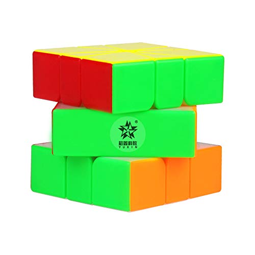 OJIN YuXin Little Magic SQ1 Cubo de Velocidad Cuadrado-1 Cubo Suavemente rápido Twist Puzzle Rompecabezas de Enigmas Cubo con un Cubo (Sin Etiqueta)