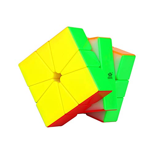 OJIN YuXin Little Magic SQ1 Cubo de Velocidad Cuadrado-1 Cubo Suavemente rápido Twist Puzzle Rompecabezas de Enigmas Cubo con un Cubo (Sin Etiqueta)