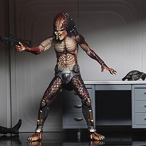 oLUes Figura de acción Predator 2018 Movie Predator Lab Escape Edition, Aproximadamente 18 cm de Alto