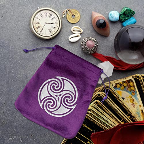 Onlynery Tarot – Bolsa para Tarjetas Tarot Hecha a Mano, Delicada Bolsa Terciopelo, Bolsas Regalo con Varios Patrones, Bolsa para el hogar para runas, Tarjetas oráculas, Cubierta Tarot estándar