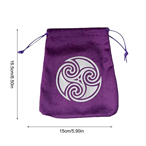 Onlynery Tarot – Bolsa para Tarjetas Tarot Hecha a Mano, Delicada Bolsa Terciopelo, Bolsas Regalo con Varios Patrones, Bolsa para el hogar para runas, Tarjetas oráculas, Cubierta Tarot estándar