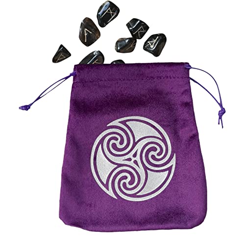 Onlynery Tarot – Bolsa para Tarjetas Tarot Hecha a Mano, Delicada Bolsa Terciopelo, Bolsas Regalo con Varios Patrones, Bolsa para el hogar para runas, Tarjetas oráculas, Cubierta Tarot estándar