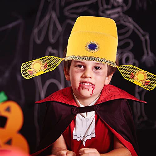 Operitacx Mostrar Sombrero Vestir Sombrero Juego De Rol Emperador Sombrero Sombreros De Cosplay Chino Sombrero Adulto Chino Sombrero De Halloween Traje De Niño Gorra De Dragón De Moda Sintió