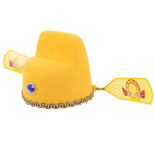 Operitacx Mostrar Sombrero Vestir Sombrero Juego De Rol Emperador Sombrero Sombreros De Cosplay Chino Sombrero Adulto Chino Sombrero De Halloween Traje De Niño Gorra De Dragón De Moda Sintió