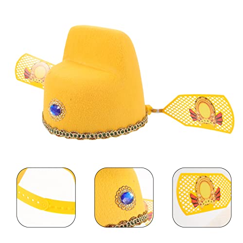 Operitacx Mostrar Sombrero Vestir Sombrero Juego De Rol Emperador Sombrero Sombreros De Cosplay Chino Sombrero Adulto Chino Sombrero De Halloween Traje De Niño Gorra De Dragón De Moda Sintió