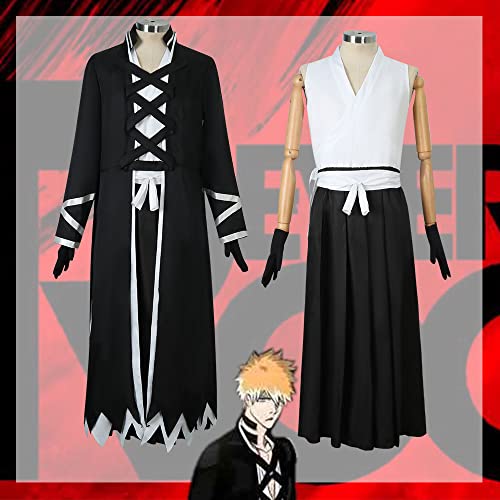 OSIAS Kurosaki Ichigo Cosplay Costume Bleach Die Pa Costume (S)