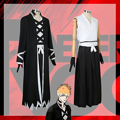 OSIAS Kurosaki Ichigo Cosplay Costume Bleach Die Pa Costume (S)