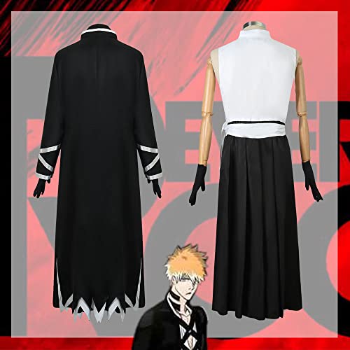 OSIAS Kurosaki Ichigo Cosplay Costume Bleach Die Pa Costume (S)