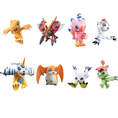 Pack 8 Figuras megahouse Digimon Adventure digicolle! Series Mix Special Edition Gift Set