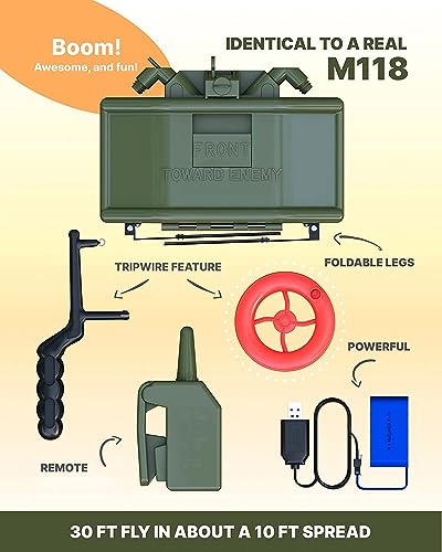 PAINAIR: Mina C4 Claymore, detección de Infrarrojos, Lanzador de Agua, Mina, Inicio Programa, granadas, para Juegos Airsoft y Nerf.