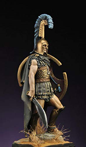 PANGCHENG 1/24 75Mm Griego Antiguo Hoplite 75Mm Figura De Resina Histórica Modelo Kit En Miniatura Sin Ensamblar Sin Pintar