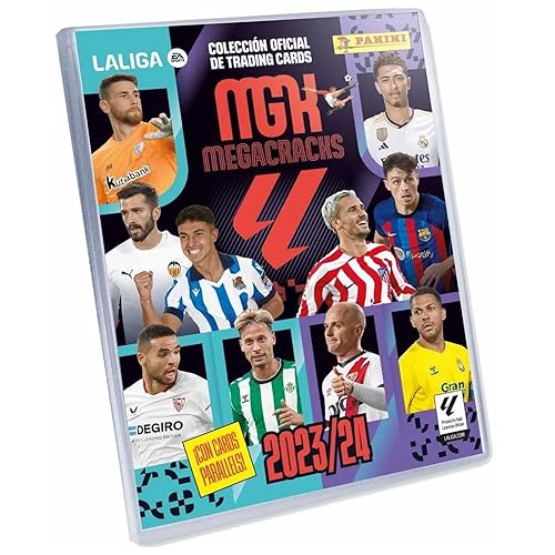 Panini Álbum Megacracks 2023/24 LaLiga Colección Oficial La Liga 2023-2024 Álbum para Cartas Coleccionables (NO INCLUYE CARTAS)