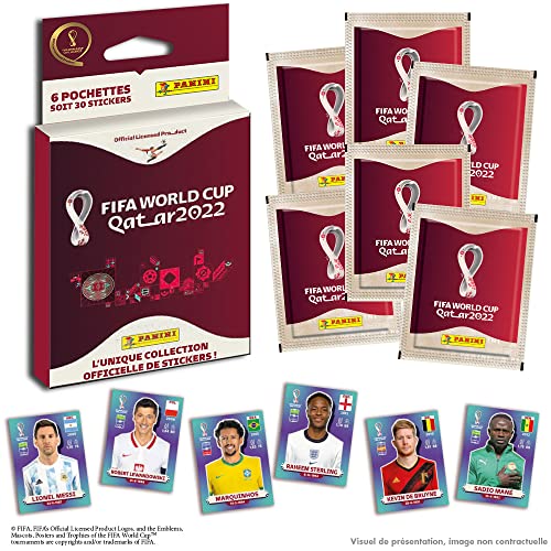 Panini Colección de pegatinas de la Copa Mundial de la FIFA 2022 Multiset