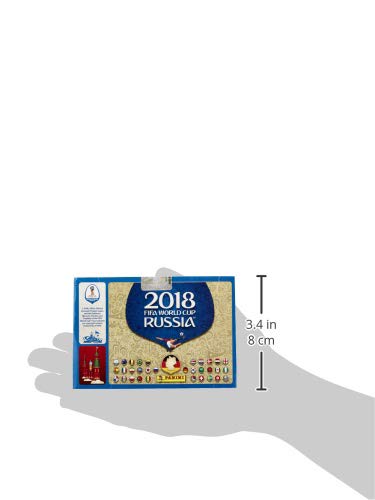 Panini - Mundial Rusia 2018 Caja con 100 Sobres - Versión importada de Alemania [Los números de los cromos de la versión importada Pueden no coincidir con el álbum de la versión española]