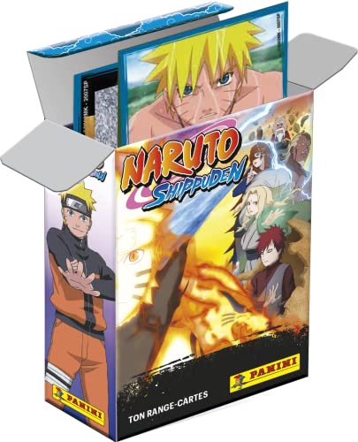 Panini Naruto Shippuden 004459SPCFGD - Álbum con organizador de tarjetas + 2 fundas