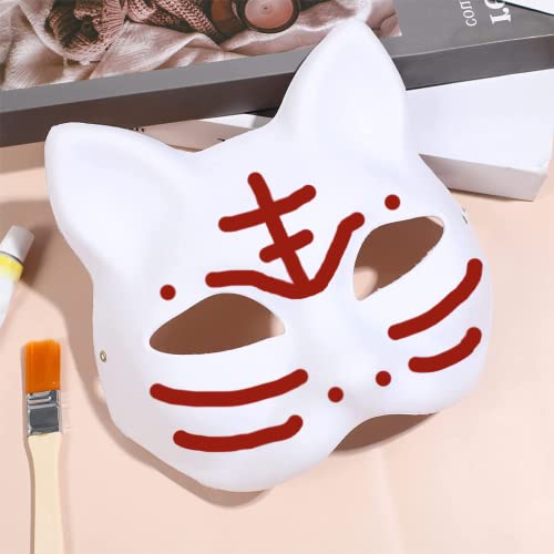 Papel Maché Máscaras 5 Piezas Mascarada Sin Pintar Pintar Máscaras Mascarada Máscaras Zorro Máscara De Baile De Máscaras Máscaras Sin Pintar Máscaras De Papel Para Pintar Diseño Creativo Libre Diy