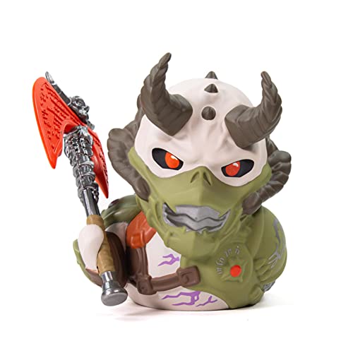 Pato de baño coleccionable - Figura Tubbz Doom Eternal - Figura Hell Knight, El caballero del infierno, Figura coleccionable Doom - Producto con licencia oficial