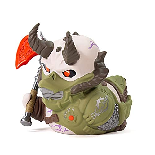 Pato de baño coleccionable - Figura Tubbz Doom Eternal - Figura Hell Knight, El caballero del infierno, Figura coleccionable Doom - Producto con licencia oficial