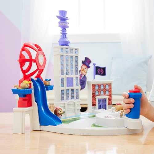 Paw Patrol: La película de cine Mighty Liberty + Junior Patrollers con Liberty, Micro, Nano y Mini, incluye torre de juego y catapulta de lanzamiento, juguete adecuado para niños a partir de 3 años