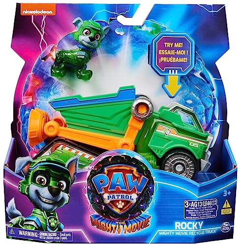 Paw Patrol- Patrulla Canina Themed Vehicle Rocky PPTMM, Color, Medium (Spin Master 6067508)