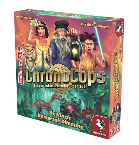 Pegasus Spiele- ChronoCops-Dilema Universal de Da Vincis Juegos de Cartas (18191G)