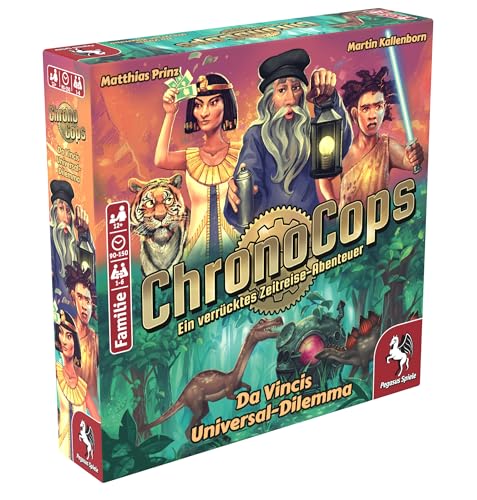 Pegasus Spiele- ChronoCops-Dilema Universal de Da Vincis Juegos de Cartas (18191G)