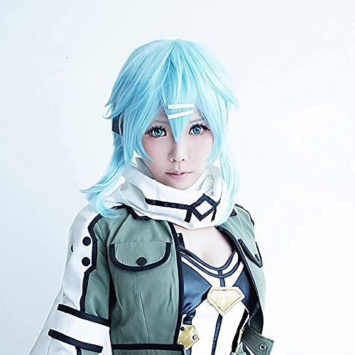 Pelucas Para Sword Art Online, Cosplay Anime Costume ​Postizos Para Uso Diario Y Juegos Rol Masquerade Halloween Traje Fiesta