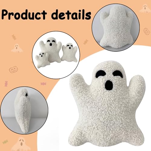 Peluche de fantasmas de 30 cm, decoración de Halloween, peluche, peluche, peluche Kawaii, para niños, niñas y niños