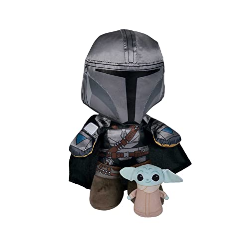 Peluche The Mandalorian con Baby Yoda 25 cm (Simba 6315875806)