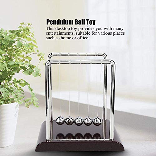 Pendulum Ball Toy Square Shape Balance Pendulum Ball Toy Home Office Desk Table Ornament Gift(#3)