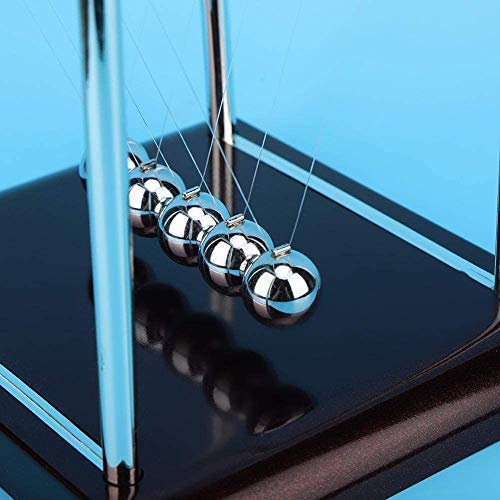 Pendulum Ball Toy Square Shape Balance Pendulum Ball Toy Home Office Desk Table Ornament Gift(#3)