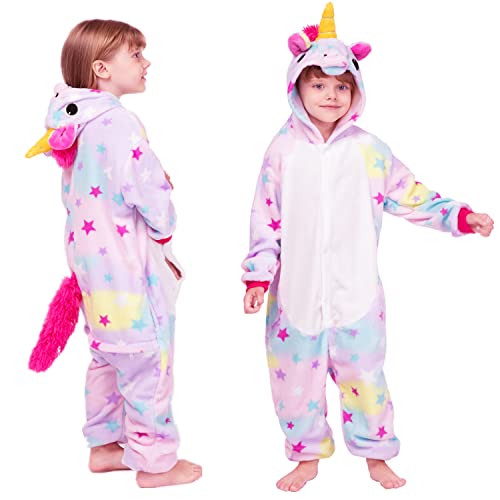 Pijamas de Dibujos Animados para niños y niñas, Pijamas de Animales Unisex para niños, Traje de Disfraz de Halloween para Cosplay de Anime (140 cm)