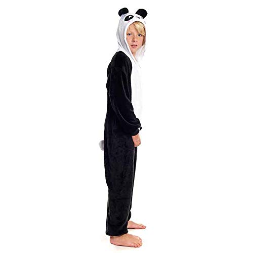 Pijamas Enteros de Animales Niñas y Niños Unisex【Tallas Infantiles 3 a 12 años】 Disfraz Oso Panda Mono Enterizo Carnaval Fiestas【Talla 10-12 años】