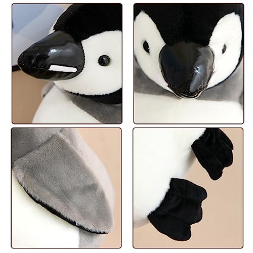 Pingüino Papúa,Animal Peluches,Regalo Recién Nacido,Pingüino Peluches para Niños,Juguete De Peluche,Pingüino De Peluche Suave para Niños Adultos Regalos De Cumpleaños (28 CM)